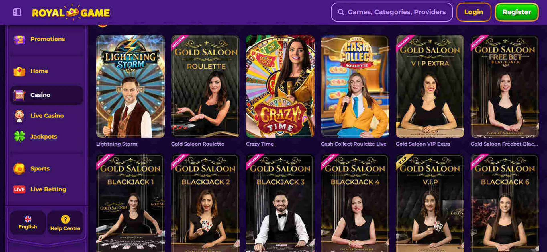 Betgalera login
